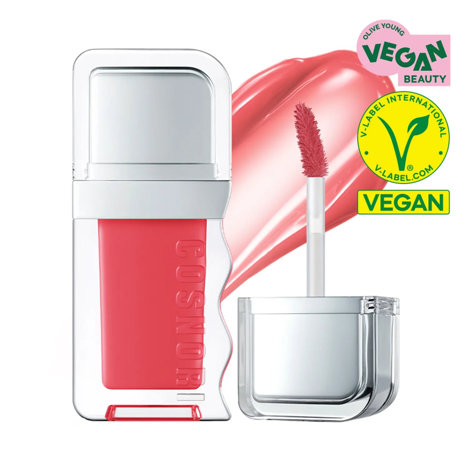 Cosnori Flow Wave Tint 08 Bebe - 5 G - Nude Shiny Lip Tint