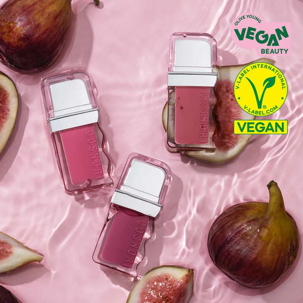 Cosnori Flow Wave Tint 08 Bebe - 5 G - Nude Shiny Lip Tint