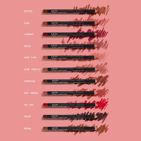 NYX Professional Makeup Slim Lip Pencil Long-Lasting Creamy Lip