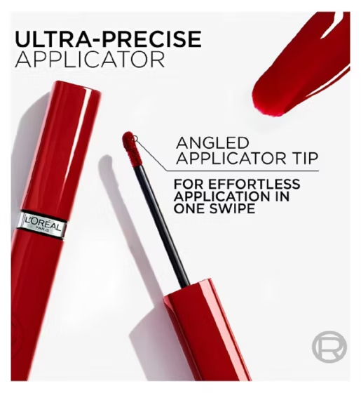 L'Oreal Infallible Lip Lacquer Resistance 600 Le Nu Rose - 4.3ml