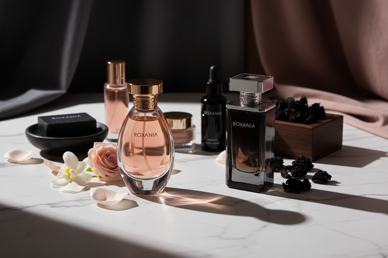 Roxania, beauty, perfume, femmine masculine, luxury